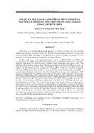 Study on the use of acidophilic iron oxidizing bacteria for dissolving iron from low-Graded chalcopyrite ores