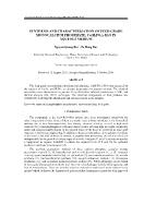 Synthesis and characterization of feed grade monocalcium phosphate, ca(h2po4)2·h2o in aqueous medium - Nguyen Quang Bac