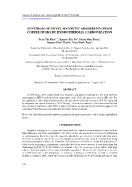 Synthesis of novel magnetic adsorbents from coffee husks by hydrothermal carbonization - Tran Thi Hien