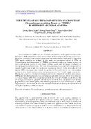 The effects of silver nanoparticles on growth of chrysanthemum morifolium ramat. cv. 