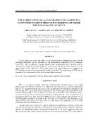 The fabrication of ag nanoparticles loaded tio2 nanotubes by photoreduction method and their photocatalytic activity - Pham Van Viet