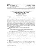 The impact of human factors on the change in vegetation cover of the be river basin in the period from 2000 to 2015