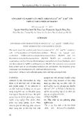 Tổng hợp và nghiên cứu phức chất của cu2+, ni2+ và zn2+ với phối tử chứa nhân antracen - Nguyễn Minh Hải