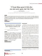 Về hoạt động quản lý biển đảo của nhà nước quân chủ Việt Nam