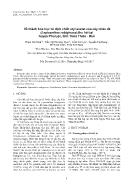 Về thành hóa học từ dịch chiết etyl axetat của cây nhãn dê (Lepisanthes rubiginosa) thu hái tại huyện Phú Lộc, tỉnh Thừa Thiên - Huế