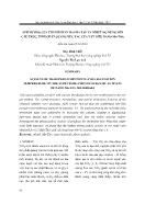 Ảnh hưởng của thành phần mn pha tạp và nhiệt độ nung đến cấu trúc, tính chấ t quang xúc tác của vâṭ liệu nano mn-Tio2 - Mạc Đình Thiết