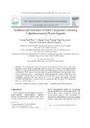 Syntheses and Structures of Ni(II) Complexes Containing 2‑alkyliminomethyl Pyrene Ligands - Luong Xuan Dien