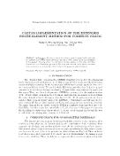 Cast3m implementation of the extended finite element method for cohesive crack