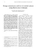 Design, manufacture and test of a dental camera using fluorescence technique