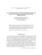 Dynamic response of three dimension tunnel on elastic foundation subjected to moving vehicle loads