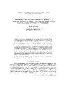 Postbuckling of thick fgm cylindrical panels with tangential edge constraints and temperature dependent properties