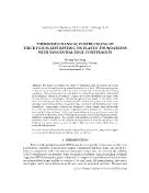 Thermomechanical postbuckling of thick fgm plates resting on elastic foundations with tangential edge constraints