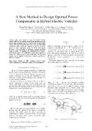 A New Method to Design Optimal Power Compensator in Hybrid Electric Vehicles