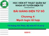 Bài giảng Điện tử số - Chương 4: Mạch logic tổ hợp