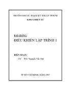 Bài giảng Điều khiển lập trình - Nguyễn Tấn Đời