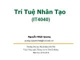 Bài giảng học máy - Bài 4: Giải quyết vấn đề bằng tìm kiếm - Nguyễn Nhật Quang