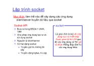 Bài giảng Mạng máy tính - Chương 7.1: Lập trình Socket Java - Ngô Hồng Sơn