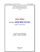 Bài giảng Nhập môn Tin học - Phần 2: Giải bài toán trên máy tính-Thuật toán - Đào Tăng Kiệm