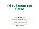 Bài giảng Trí Tuệ Nhân Tạo - Nguyễn Nhật Quang