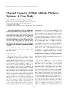 Channel Capacity of High Altitude Platform Systems: A Case Study
