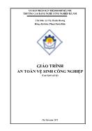 Giáo trình An toàn vệ sinh công nghiệp