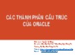Giáo trình Công nghệ Oracle - Bài 2: Các thành phần cấu trúc của Oracle - Nguyễn Việt Hưng