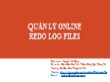 Giáo trình Công nghệ Oracle - Bài 6: Quản lý Online Redo Log Files - Nguyễn Việt Hưng