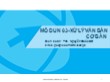 Giáo trình Công nghệ thông tin - Modun 3: Xử lý văn bản cơ bản - Nguyễn Quốc Sử