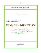 Giáo trình điện tử Vi mạch-Điện tử số - Phan Văn Đường