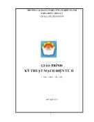 Giáo trình Kĩ thuật mạch điện 2