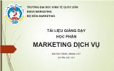 Giáo trình Marketing dịch vụ