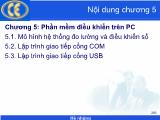 Giáo trình Môn Hệ Nhúng - Chương 5: Phần mềm điều khiển trên PC - Phạm Văn Thuận