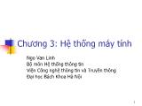 Giáo trình Tin học cơ bản - Chương 3: Hệ thống máy tính - Ngô Văn Linh