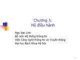 Giáo trình Tin học cơ bản - Chương 5: Hệ điều hành - Ngô Văn Linh