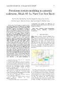 Petroleum system modeling in cenozoic sediments, Block 05-1a, Nam Con Son Basin