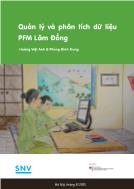 Quản lý và phân tích dữ liệu PFM Lâm Đồng