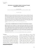 Simulation of a Feedback Control Technique Through Irrigation Canal Junctions