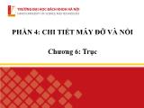Bài giảng Chi tiết máy - Chương 6: Trục - Nguyễn Minh Quân