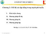 Bài giảng Cơ sở kỹ thuật điện 2 - Chương 2: Chế độ xác lập hằng trong mạch phi tuyến - Nguyễn Việt Sơn