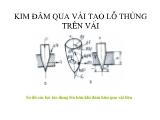 Bài giảng Công nghệ gia công sản phẩm may - Phần 1 (Tiếp theo) - Phan Thanh Thảo