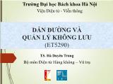 Bài giảng Dẫn đường và quản lý không lưu - Chương 6: Ảnh hưởng của gió trong khi bay - Hà Duyên Trung