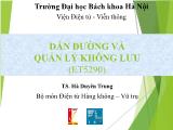 Bài giảng Dẫn đường và quản lý không lưu - Chương 7: Hệ dẫn bay, la bàn và hệ thống định vị toàn cầu GPS - Hà Duyên Trung