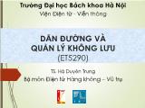 Bài giảng Dẫn đường và quản lý không lưu - Tốc độ bay - Hà Duyên Trung