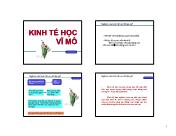 Bài giảng Kinh tế học vĩ mô - Chương 1: Giới thiệu kinh tế học và kinh tế học vĩ mô