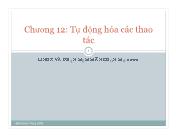 Bài giảng Linux và phần mềm mã nguồn mở - Chương 12: Tự động hóa các thao tác - Hà Quốc Trung