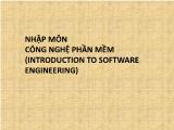 Bài giảng Nhập môn công nghệ phần mềm (Bản đầy đủ)