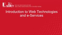 Bài giảng Web Technologies and e-Services - Bài 1: Introduction