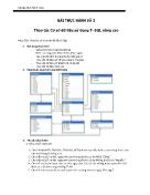 Bài tập thực hành Cơ sở dữ liệu - Bài 3: Thao tác cơ sở dữ liệu sử dụng T–SQL nâng cao