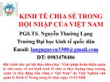 Bài giảng Kinh tế chia sẻ trong hội nhập của Việt Nam