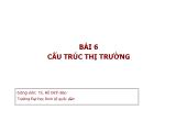 Bài giảng Kinh tế vi mô - Bài 6: Cấu trúc thị trường - Hồ Đình Bảo